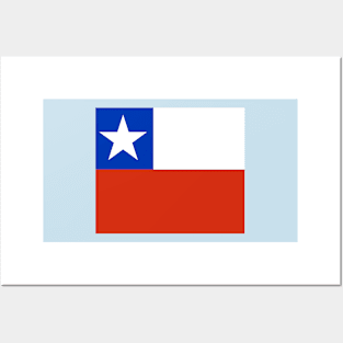 Chile Flag Posters and Art